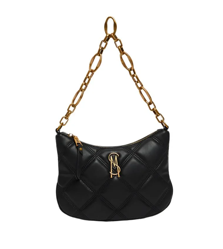 ستيف مادن Steve madden aura gold/black crossbody bag